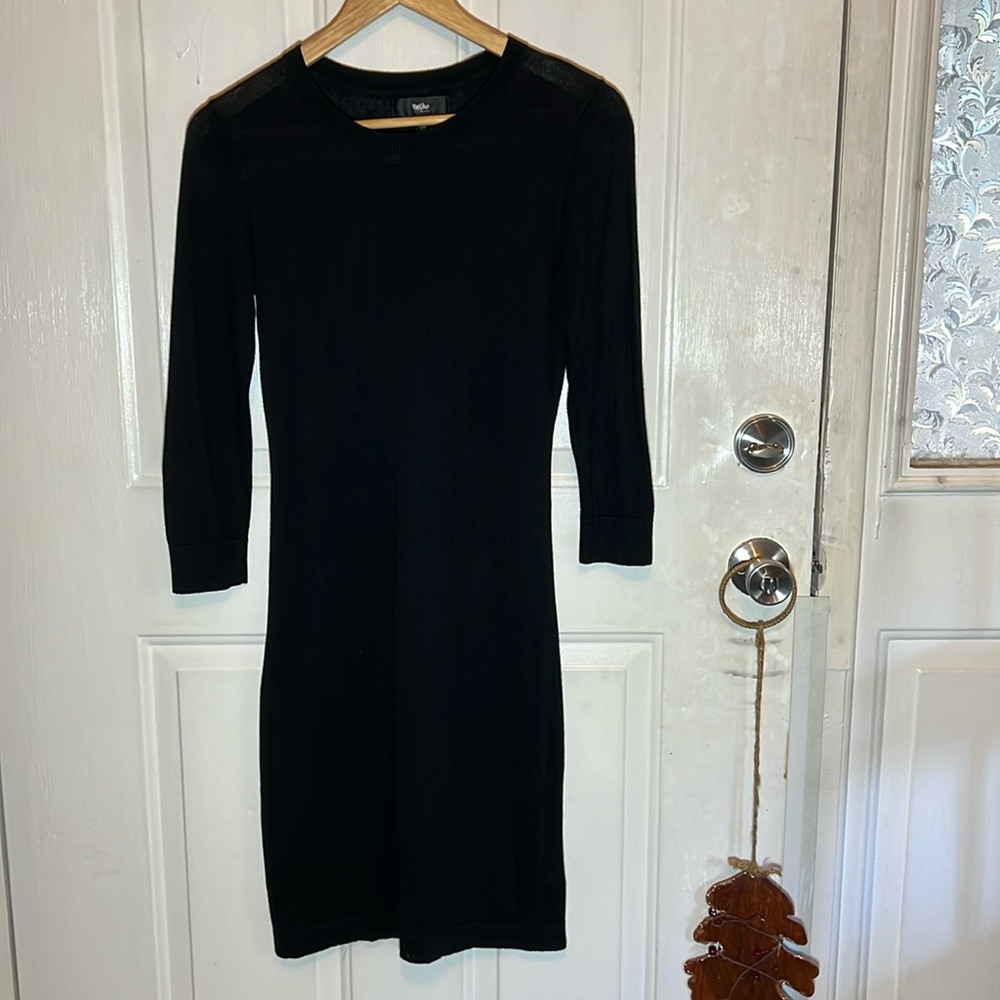 Mossimo NWOT little black sweater dress with 3/4 sleeves size small